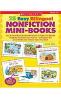25 Easy Bilingual Nonfiction Mini-Books- Easy-to-Read Reproducible Mini-Books