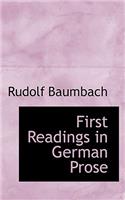 First Readings in German Prose: (English)