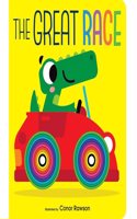 Graduating Board Book â€“ The Great Race | Children's books about Crocodile | Early learning books | Board books | Die cut board books