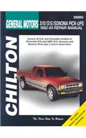 Chevrolet S10, S15, Sonoma, and Pick-Ups, 1982-93