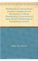 Medievalia Et Humanistica Studies in Medieval and Renaissance Culture (Medievalia Et Humanistica New Series)