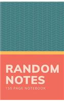 Random Notes Notebook
