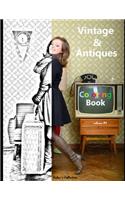 Vintage & Antiques coloring book volume #1