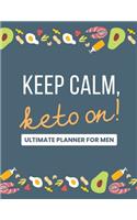 Keep Calm Keto On Planner For Men