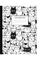 Notebook: Cute Lined Journal Ruled Composition Note Book to Draw and Write In for Girls and Boys - Home School Supplies for K-12 Grade Highschool and College: