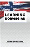 Learning Norwegian Journal and Notebook: A modern resource book for beginners and students that learn Norwegian