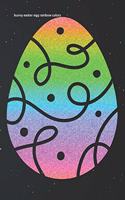 Bunny Easter Egg Rainbow Colors