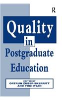 Quality in Postgraduate Education