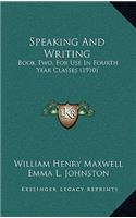 Speaking and Writing