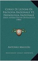 Corso Di Lezioni Di Filosofia Razionale V2, Frenologia Razionale