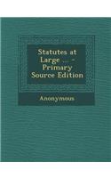 Statutes at Large ...