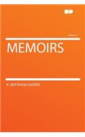 Memoirs Volume 1