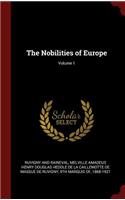 The Nobilities of Europe; Volume 1