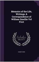 Memoirs of the Life, Writings, & Correspondence of William Smellie Vol First: (English)