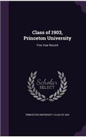Class of 1903, Princeton University