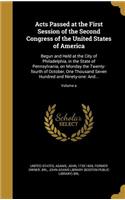 Acts Passed at the First Session of the Second Congress of the United States of America