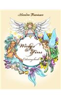 Wings and Fins: Adult Coloring Book