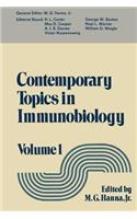 Contemporary Topics in Immunobiology: Volume 1