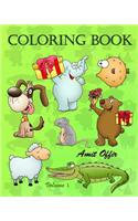 Coloring Book: A Great Coloring Book for Kids, Lots of Activities for Kids, 24 Coloring Pages and Lots of Fun for the Kids
