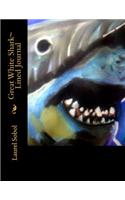 Great White Shark Lined Journal