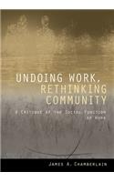 Undoing Work, Rethinking Community