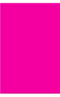 Journal Bright Fuchsia Color Simple Plain Bright Fuchsia