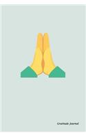 Gratitude Journal -Prayer Hands Cover (Blue)