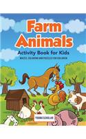 Farm Animals Activity Book for Kids