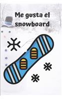 Me gusta el snowboard