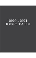 2020-2021 18 Month Planner