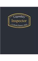Legendary Inspector, 12 Month Planner 2020: A classy black and gold Monthly & Weekly Planner January - December 2020