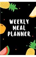 Weekly Meal Planner Nice Pattern: 52 Weeks of Menu Planning Pages / Journal Gift, 100 Pages, 6x9, Soft Cover, Matte Finish