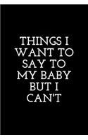 Things I Want to Say to my sister But Can't.