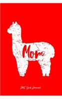 Dot Grid Journal: Mom Llama Cute Alpaca Animal Lover Llama-Lover - Red Dotted Bullet Notebook - Diary, Planner, Gratitude, Writing, Goal, Log Journal - 6x9 120 pages
