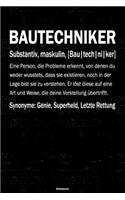 Bautechniker Notizbuch