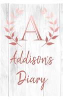Addison's Diary