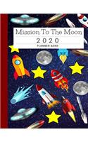 Mission To The Moon 2020 Planner ADHD: to Increase Productivity & Happiness