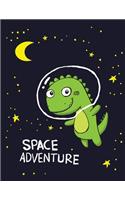 Spac Adventure: Spac Adventure Primary journal for kids - Primary Composition Notebook - Story Journal For Grades K-2 & 3 Draw and white journal For Kids