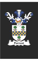 Forrest: Forrest Coat of Arms and Family Crest Notebook Journal (6 x 9 - 100 pages)