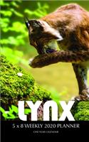 Lynx 5 x 8 Weekly 2020 Planner: One Year Calendar