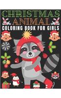 Christmas Animal Coloring Book for Girls