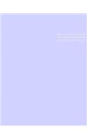 Dual Notebook Lined/Blank Pages: Creative Notebook for All Projects Periwinkle