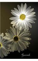 Journal: Daisy Flower Personal Journal, 100-pages, College-ruled, Blank, 6"X9"
