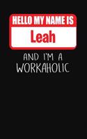 Hello My Name Is Leah