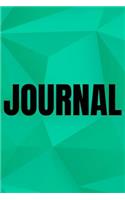 Polygonal Abstract Geometric Background Lined Writing Journal Vol. 20