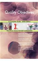 Quality Objectives A Complete Guide - 2020 Edition