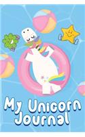 My Unicorn Journal: Blank Lined Notebook V8