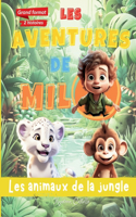 Les aventures de Milo, les animaux de la jungle