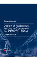 Design of Fastenings for Use in Concrete