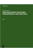 Äquivalenzen Zwischen Französisch Und Deutsch
